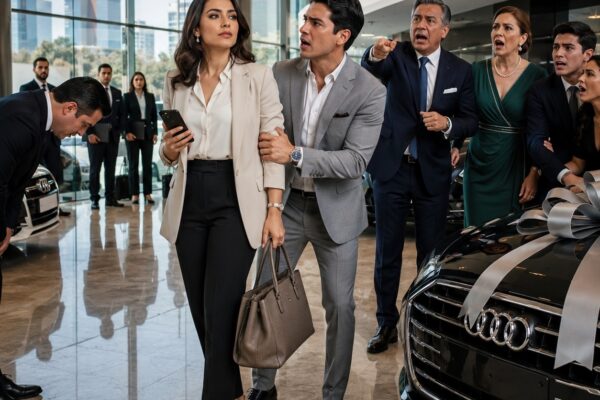 La familia de mi prometido rebajó el dinero de la boda, exigió que les comprara un Audi A8 y creyó que ya era su nuera; pero cuando intentaron obligarme a pagar el coche, una fotografía reveló quién era realmente la dueña de todo