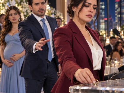 En plena gala, mi esposo presentó a su amante embarazada; entonces dejé mi anillo y retiré cada peso que salvó su empresa.