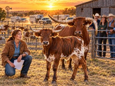 Se burlaron de las vacas que compró… hasta que una etiqueta casi borrada cambió todo.