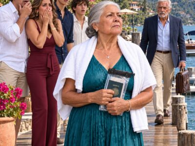 Su nieto la arrojó al lago mientras todos reían, pero cuando la abuela salió del agua dijo “ahora conocerán la verdad” y el regreso de su esposo muerto destapó una traición familiar.