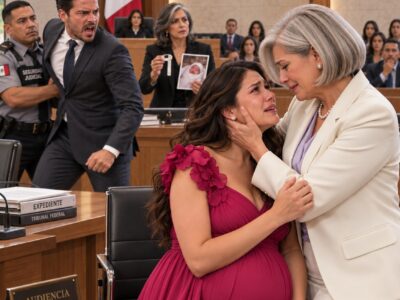 Cuando el juez declaró que la embarazada se iría sin nada tras el divorcio, su esposo sonrió confiado: “Ahora veremos cómo sobrevives”. Entonces una millonaria irrumpió en la sala y reveló que ella era su hija desaparecida.