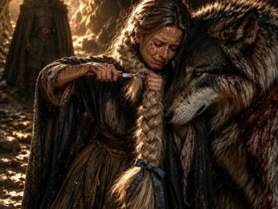 Ella se cortó su larga cabellera para salvar al gran lobo del Rey Alfa; incluso el Rey Alfa se quedó paralizado.