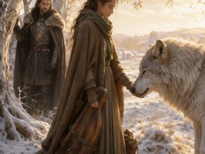 Durante tres años nadie pudo ablandar el atormentado corazón de lobo del rey, hasta que ella puso su mano sobre su corazón.