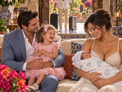 Mi esposo me dejó sola con nuestra bebé de 3 meses y nuestra hija enferma de 2 años. —Este matrimonio es tóxico. Necesito espacio. 3 semanas después, regresó de Europa sonriendo. —Ya me divertí. Vuelvo a ser tu esposo. Entonces vio al hombre sentado a mi mesa. Daniel levantó la mirada. —Bienvenido a casa, Mauricio. Mi esposo palideció.