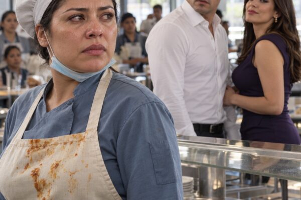 La secretaria me arrojó comida y llamó «marido» a mi esposo; saqué nuestra acta de matrimonio frente a 200 empleados.