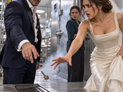 El día de nuestra boda, mi prometido tiró la llave del congelador para dejar morir a mi padre… ¡pero encerró al suyo!