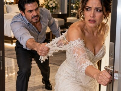 En Nuestra Noche de Bodas, Mi Esposo Intentó Golpearme Para Obligarme a Firmar… Pero Su Micrófono Grabó Toda la Verdad