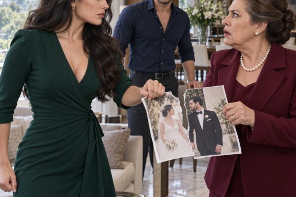 Mi suegra rompió nuestra foto de boda y exigió mi departamento… sin saber que yo era dueña del imperio que sostenía a su familia.
