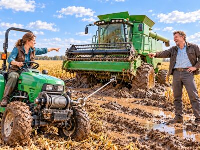 Se Burlaron del Pequeño Tractor de una Madre Soltera… Hasta que Hizo lo que Ninguna Máquina Grande Pudo Hacer