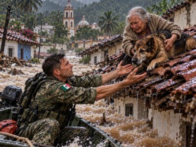 “Por Favor, Salve Primero a Mi Perro”, Suplicó la Anciana al Navy SEAL… Pero Cuando Él Descubrió la Razón, Se Le Rompió el Corazón