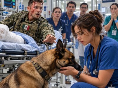 El SEAL Le Advirtió: “¡No Lo Toques, Va a Atacarte!”… Pero Segundos Después, Su K9 Eligió a la Enfermera de Urgencias