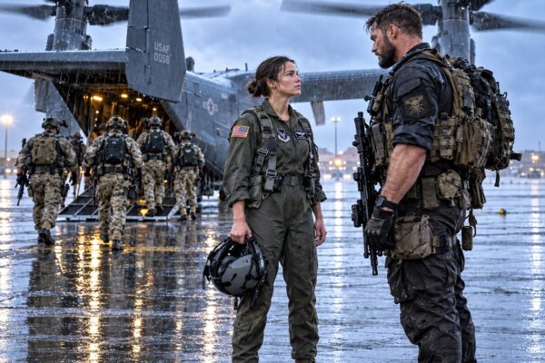 Nadie se atrevía a pilotar aquella bestia… hasta que una tímida piloto novata dio un paso al frente y dejó al comandante de los Navy SEALs sin palabras.