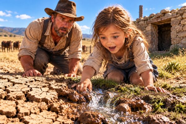 Su granja estaba a punto de perderse por la falta de agua… hasta que su hija descubrió algo que todos habían pasado por alto, ¡y lo que ocurrió después dejó a todos sin palabras!