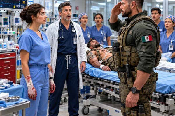 «¡Hazte a un lado, enfermera novata!», le gritó el cirujano delante de todos… hasta que un Navy SEAL reveló su rango militar secreto y se cuadró para saludarla. ¡Nadie podía creer quién era realmente!