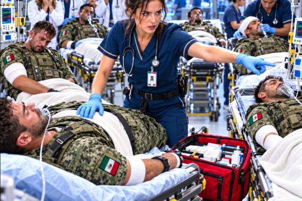 ¡ESTABAN A PUNTO DE DESPEDIR A UNA HUMILDE ENFERMERA POR CONSIDERARLA INCOMPETENTE… HASTA QUE CINCO SOLDADOS DE ÉLITE DE LA MARINA LLEGARON GRAVEMENTE HERIDOS AL HOSPITAL! EN SOLO CINCO MINUTOS, HIZO ALGO QUE NINGÚN MÉDICO ESPERABA Y LOGRÓ SALVARLOS. ¡CUANDO DESCUBRIERON QUIÉN ERA REALMENTE, TODOS QUEDARON SIN PALABRAS!