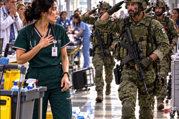 «¡TU LUGAR ESTÁ LIMPIANDO PISOS, NO ATENDIENDO PACIENTES!», se burlaron cruelmente de una humilde enfermera frente a todo el hospital… hasta que un grupo de soldados armados de las fuerzas especiales de la Marina irrumpió buscando desesperadamente a alguien llamado «Fénix». ¡Cuando ella dio un paso al frente, todos descubrieron su verdadera identidad y quedaron paralizados!