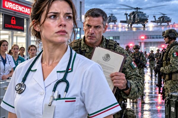 ¡EL EJÉRCITO CERRÓ POR COMPLETO LA SALA DE URGENCIAS Y NADIE PODÍA ENTRAR NI SALIR… PERO LO MÁS IMPACTANTE OCURRIÓ CUANDO TRES HELICÓPTEROS MILITARES BLACK HAWK RECIBIERON LA ORDEN DE ESPERAR HASTA QUE UNA SIMPLE ENFERMERA DIERA SU AUTORIZACIÓN! ¡CUANDO LOS GENERALES DESCUBRIERON QUIÉN ERA ELLA EN REALIDAD, TODOS QUEDARON SIN PALABRAS!