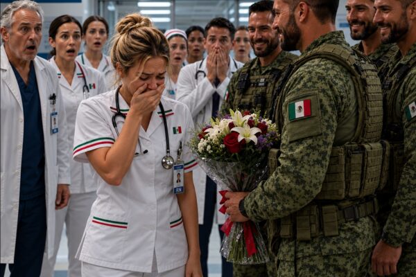 ¡TODOS CREÍAN QUE ERA UNA SIMPLE ENFERMERA NOVATA… HASTA QUE 12 SOLDADOS DE OPERACIONES ESPECIALES ENTRARON AL HOSPITAL Y SE CUADRARON ANTE ELLA! ¡SU VERDADERA IDENTIDAD DEJÓ A TODOS SIN PALABRAS!
