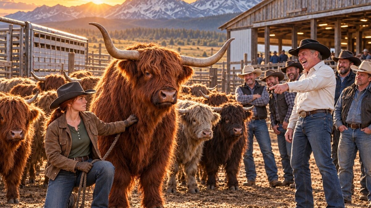¡UNA MADRE SOLTERA CRIÓ 16 VACAS HIGHLAND… PERO CUANDO LLEGÓ EL INVIERNO MÁS CRUEL, SUS ANIMALES SE VOLVIERON FAMOSOS POR UNA RAZÓN INESPERADA!
