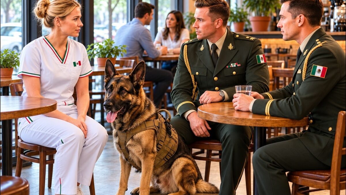 ¡«SOLO ERES UNA ENFERMERA DESPEDIDA», SE BURLARON DE MÍ… HASTA QUE SU PERRO MILITAR RECONOCIÓ MI VOZ, CORRIÓ A MIS PIES Y COMENZÓ A GEMIR!