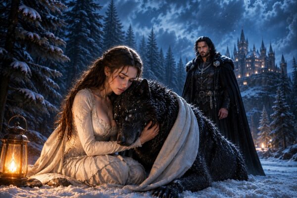 ¡UNA OMEGA RECHAZADA RESCATÓ A UN LOBO CIEGO Y ABANDONADO… SIN IMAGINAR QUE ERA EL REY ALFA DESAPARECIDO!