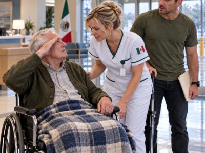 ¡UN NAVY SEAL LLEGÓ PARA LLEVARSE A SU PADRE A CASA… PERO QUEDÓ SIN PALABRAS CUANDO EL ANCIANO SALUDÓ MILITARMENTE A UNA HUMILDE ENFERMERA!