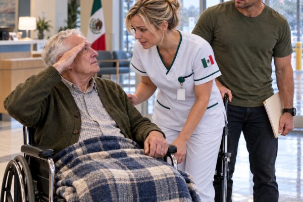 ¡UN NAVY SEAL LLEGÓ PARA LLEVARSE A SU PADRE A CASA… PERO QUEDÓ SIN PALABRAS CUANDO EL ANCIANO SALUDÓ MILITARMENTE A UNA HUMILDE ENFERMERA!
