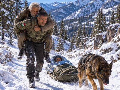 Una Pareja de Ancianos Sin Hogar Suplicó Ayuda en Plena Tormenta de Nieve… Hasta que un Veterano y Su K9 Arriesgaron Todo por Salvarlos