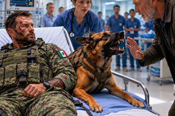 La exmarine no confiaba en nadie y protegía a su perro… ¡Hasta que un anciano dijo una sola palabra!
