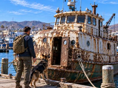 Un Navy SEAL Retirado Heredó un Viejo Barco Oxidado… Pero Su Perro No Dejaba de Ladrar Bajo el Piso