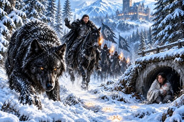 Dio a luz sola en la oscuridad helada… ¡Hasta que el lobo del Alfa Ironveil la encontró!