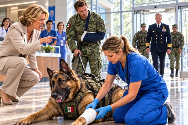 Despidieron a una enfermera por salvar a un perro militar… ¡Hasta que la Marina le encargó una misión secreta!