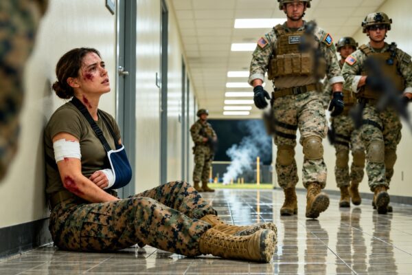 Se Burlaron de un Marine Herido… ¡Hasta Que Llegaron los Navy SEALs y Les Dieron una Lección Inolvidable!