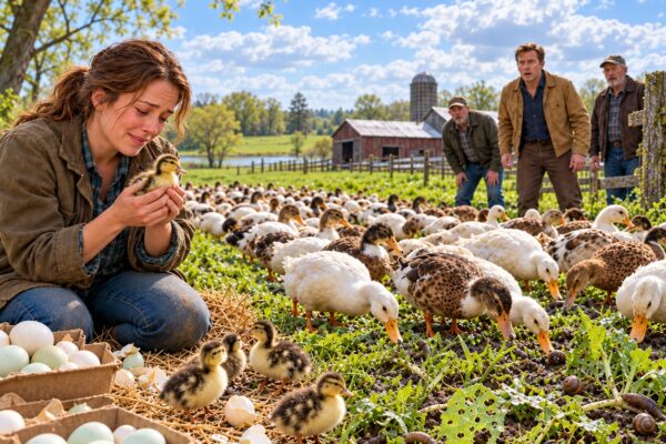 Madre Soltera Salvó 600 Huevos de Pato que Nadie Quería… ¡Pero en Primavera Ocurrió Algo Inesperado!