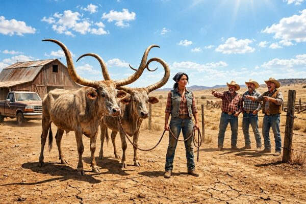 Compró bueyes que nadie quería para revivir la tierra que todo el pueblo dio por muerta