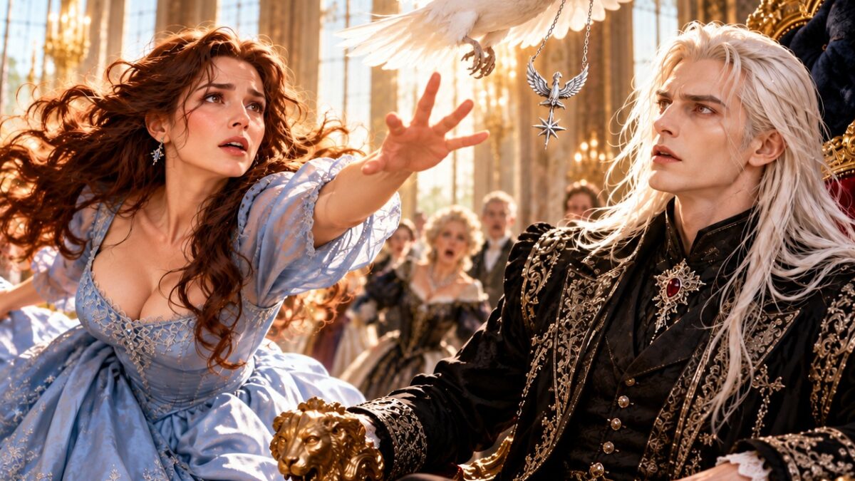 El Rey Vampiro juró casarse con la primera mujer que entrara… ¡y una viuda apareció persiguiendo a un cuervo blanco!