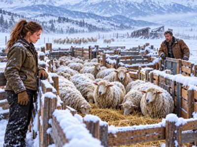 Todos se burlaron de sus 80 ovejas flacas… ¡hasta que llegó el invierno más cruel en 50 años y descubrieron su secreto!