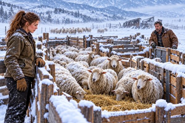 Todos se burlaron de sus 80 ovejas flacas… ¡hasta que llegó el invierno más cruel en 50 años y descubrieron su secreto!