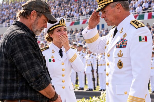 Conduje dieciocho horas en un viejo camión Freightliner solo para ver a mi hija convertirse en oficial del Ejército de Estados Unidos. Pensaba sentarme discretamente entre el público y marcharme al terminar la ceremonia. Pero antes de que todo acabara, un general de tres estrellas vio la vieja pulsera de cuero que llevaba en la muñeca, dejó de hablar frente a miles de personas y caminó directamente hacia mí.