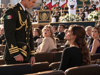 **EN LA CEREMONIA NAVAL DE MI HERMANA, MI FAMILIA FINGIÓ QUE YO NO EXISTÍA… HASTA QUE UN COMANDANTE DE LOS NAVY SEAL CAMINÓ DIRECTAMENTE HACIA LA ÚLTIMA FILA Y ME LLAMÓ «SEÑORA».**