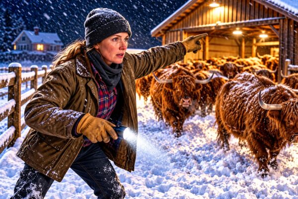 Se burlaron de sus 90 vacas peludas y las llamaron inútiles… hasta que una tormenta de nieve histórica sepultó el rancho más rico de la región.