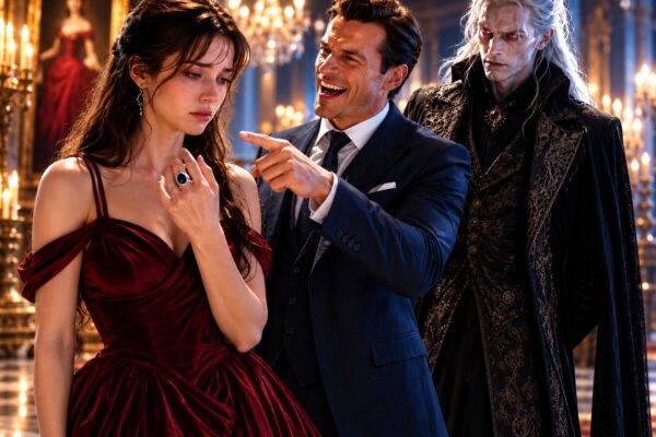 “¿Dónde está tu esposo?”, se burló su ex… pero cuando el rey de los vampiros dio un paso al frente, todos quedaron sin palabras.