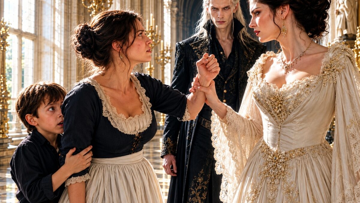 “¡Ella lastima a mamá cuando tú te vas!”, le confesó el pequeño al rey de los vampiros justo antes de su boda… y lo que ocurrió después dejó a todos sin palabras.
