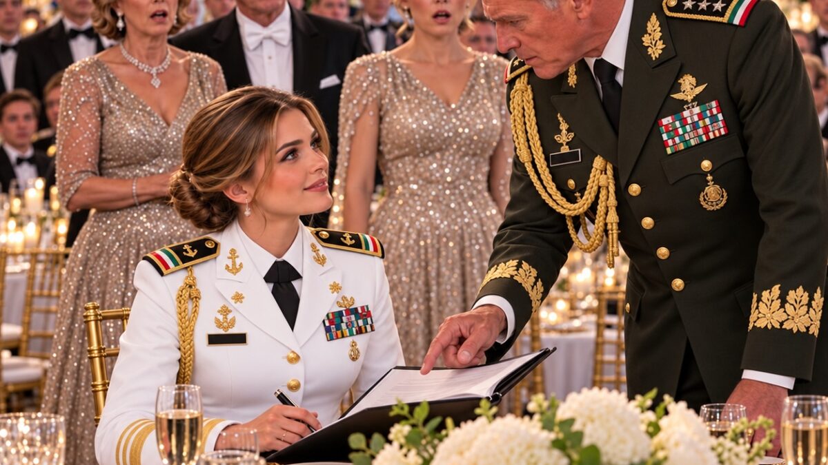 Mi hermana menor organizó una lujosa fiesta para celebrar su ascenso a mayor del Ejército, y mis padres pasaron toda la noche asegurándose de que todos supieran que ella era la hija exitosa, mientras que yo era la decepción de la familia. Entonces, un general de cuatro estrellas entró en el salón, revisó su expediente de ascenso y formuló una pregunta que silenció todas las conversaciones: «¿Quién firmó esta autorización esta mañana?».