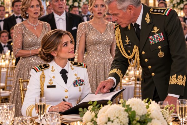 Mi hermana menor organizó una lujosa fiesta para celebrar su ascenso a mayor del Ejército, y mis padres pasaron toda la noche asegurándose de que todos supieran que ella era la hija exitosa, mientras que yo era la decepción de la familia. Entonces, un general de cuatro estrellas entró en el salón, revisó su expediente de ascenso y formuló una pregunta que silenció todas las conversaciones: «¿Quién firmó esta autorización esta mañana?».