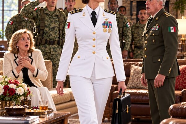 «El novio de mi madre invitó a un grupo de soldados para “enseñarme disciplina”. Luego me ordenó quedarme en la cocina porque no quería que lo avergonzara frente a “militares de verdad”. Lo dejé hablar. Pero cuando regresé a la sala con mi uniforme de gala del Ejército, uno de los soldados se puso de pie de un salto y gritó: “¡Firmes!”. Martin Hale palideció por completo.