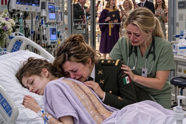 Mientras mi hija de ocho años era sometida a una cirugía de columna, mi hermana me llamó para presumir: «¿A que no sabes qué? Mamá y papá prefirieron venir a mi fiesta de graduación del doctorado en lugar de estar con tu hija inútil».