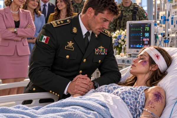 Bajé de un transporte militar clasificado y fui directo a terapia intensiva, donde mi esposa yacía con veintisiete huesos rotos y el cráneo fracturado. Afuera de su habitación, su madre y sus seis hermanas estaban de pie, sonriendo como si esperaran el almuerzo. El detective asignado al caso se inclinó hacia mí y susurró: