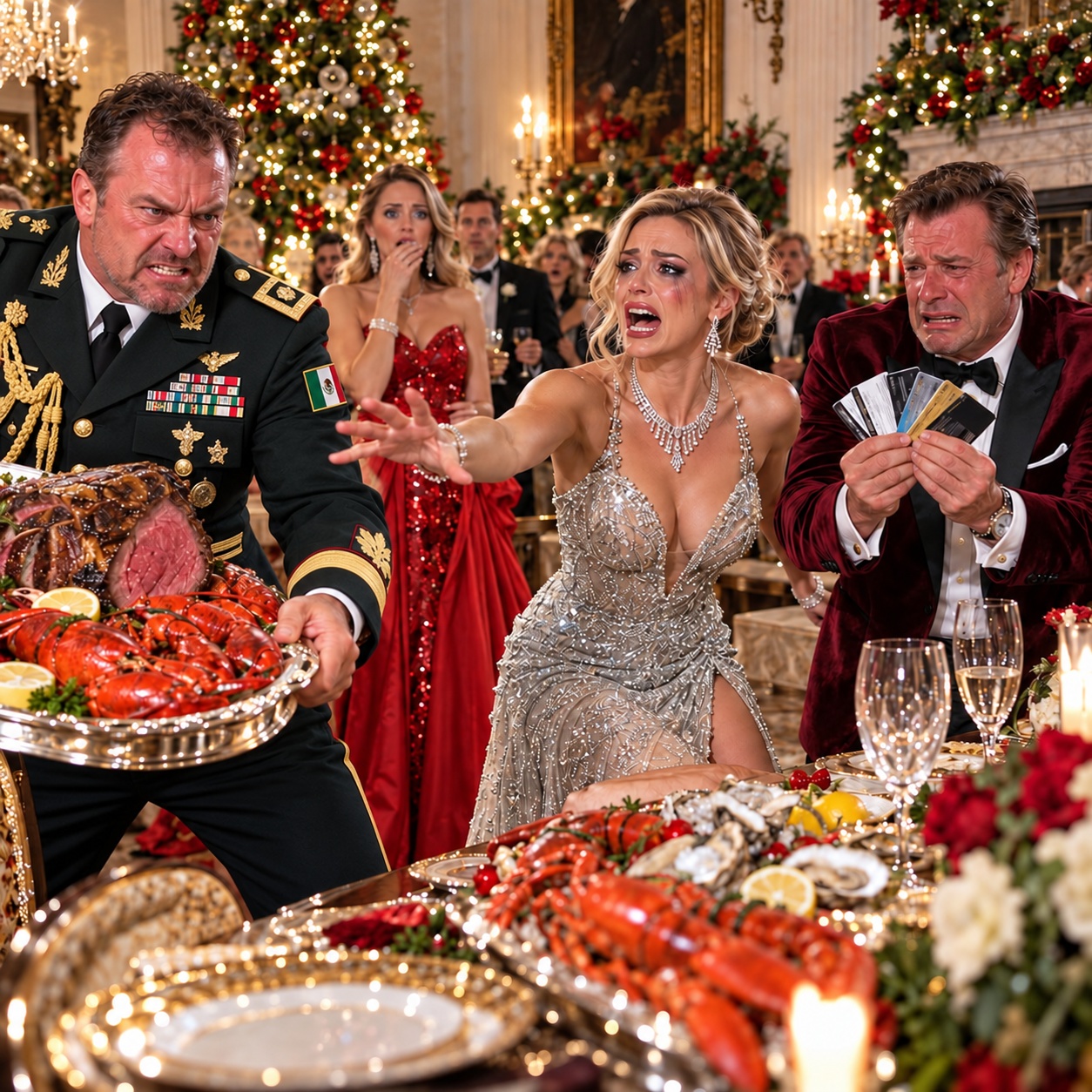 Mis padres decían que yo «arruinaba la Navidad» todos los años, así que esta vez decidí quedarme en la base militar y no pagar absolutamente nada. A las seis de la tarde, el servicio de banquetes estaba retirando toda la comida, mi hermano me llamaba desesperadamente desde la entrada y mi madre finalmente descubrió cuánto le había costado darme por sentada durante veinticuatro años…