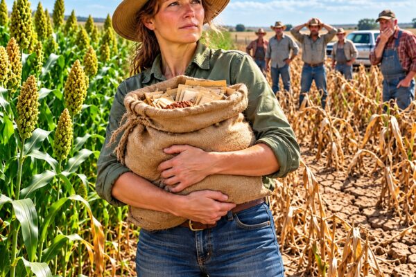 Compró 300 paquetes de semillas caducadas por solo 50 dólares… 50 años después, una sequía histórica hizo que todos los agricultores llamaran a su puerta. ¿Qué había descubierto?